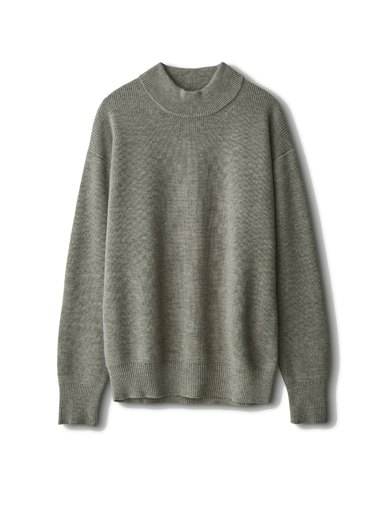 PHIGVEL MAKERS & Co.｜BOTTLENECK SWEATER #TAUPE – Diffusion