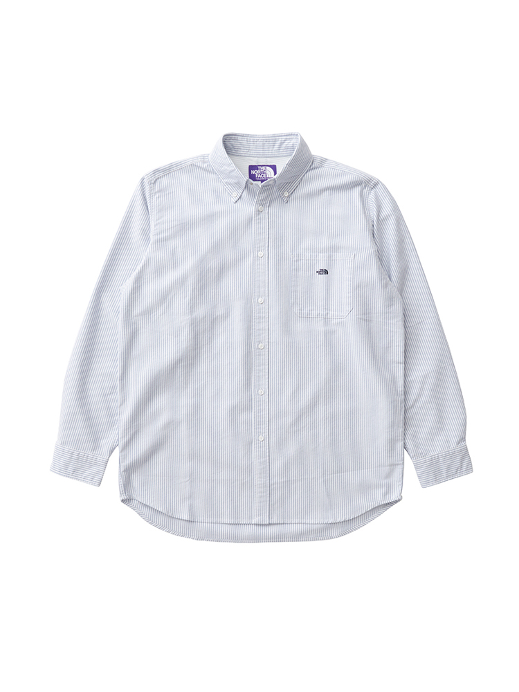 THE NORTH FACE PURPLE LABEL｜CottonPolyesterStripe OX B.D. Big 