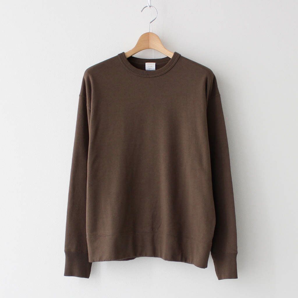 Phlannel｜SUVIN COTTON SWEAT SHIRT #KHAKI [BBZ2002306A0001