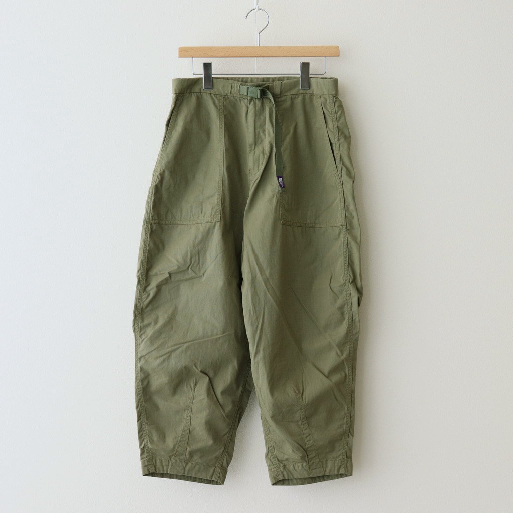 THE NORTH FACE PURPLE LABEL｜RIPSTOP WIDE CROPPED PANTS #KHAKI [NT5064N