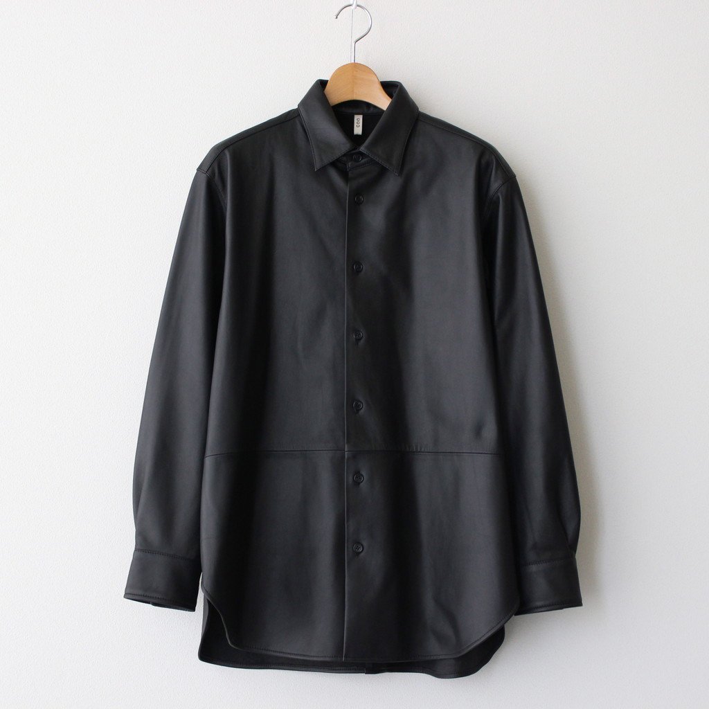 NEAT” REGULAR COLLAR SHIRT #BLACK [SH-01-SHEEP] – Diffusion