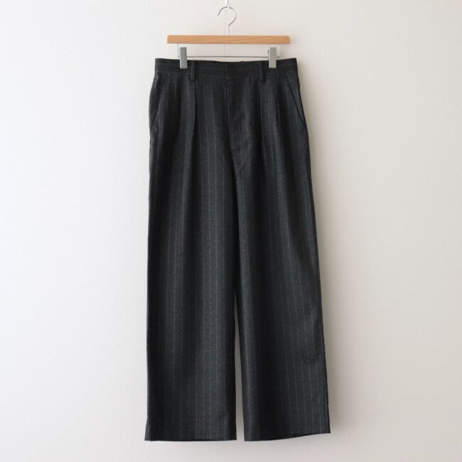 WOOL CASHMER FLANNEL BUGGY TROUSERS #GRAY STRIPE [PHTR-M2253]