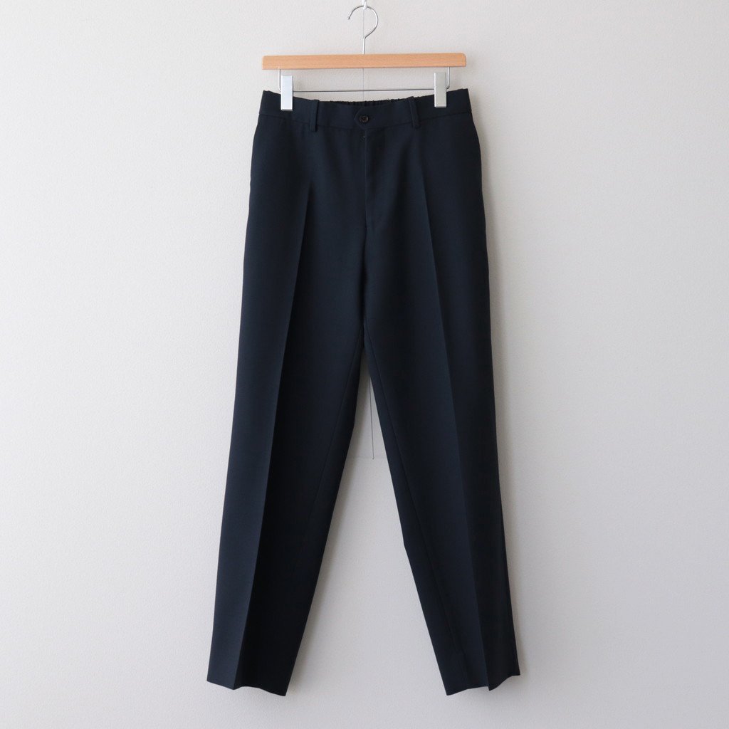 FLAT FRONT TROUSERS #NAVY [A23C-04PT01C] – Diffusion